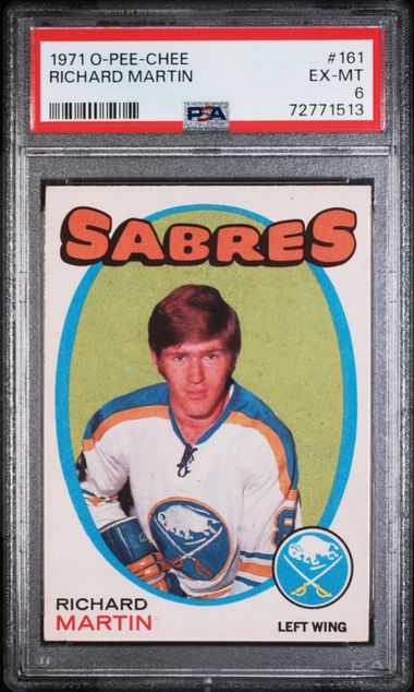 1971 RICHARD MARTIN O-PEE-CHEE RC - PSA 6 EX-MT