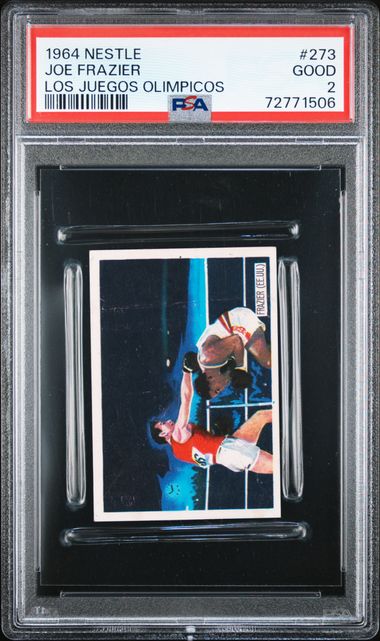 1964 JOE FRAZIER NESTLE LOS JUEGOS OLIMPICOS UNDER-GRADED- PSA 2 GOOD