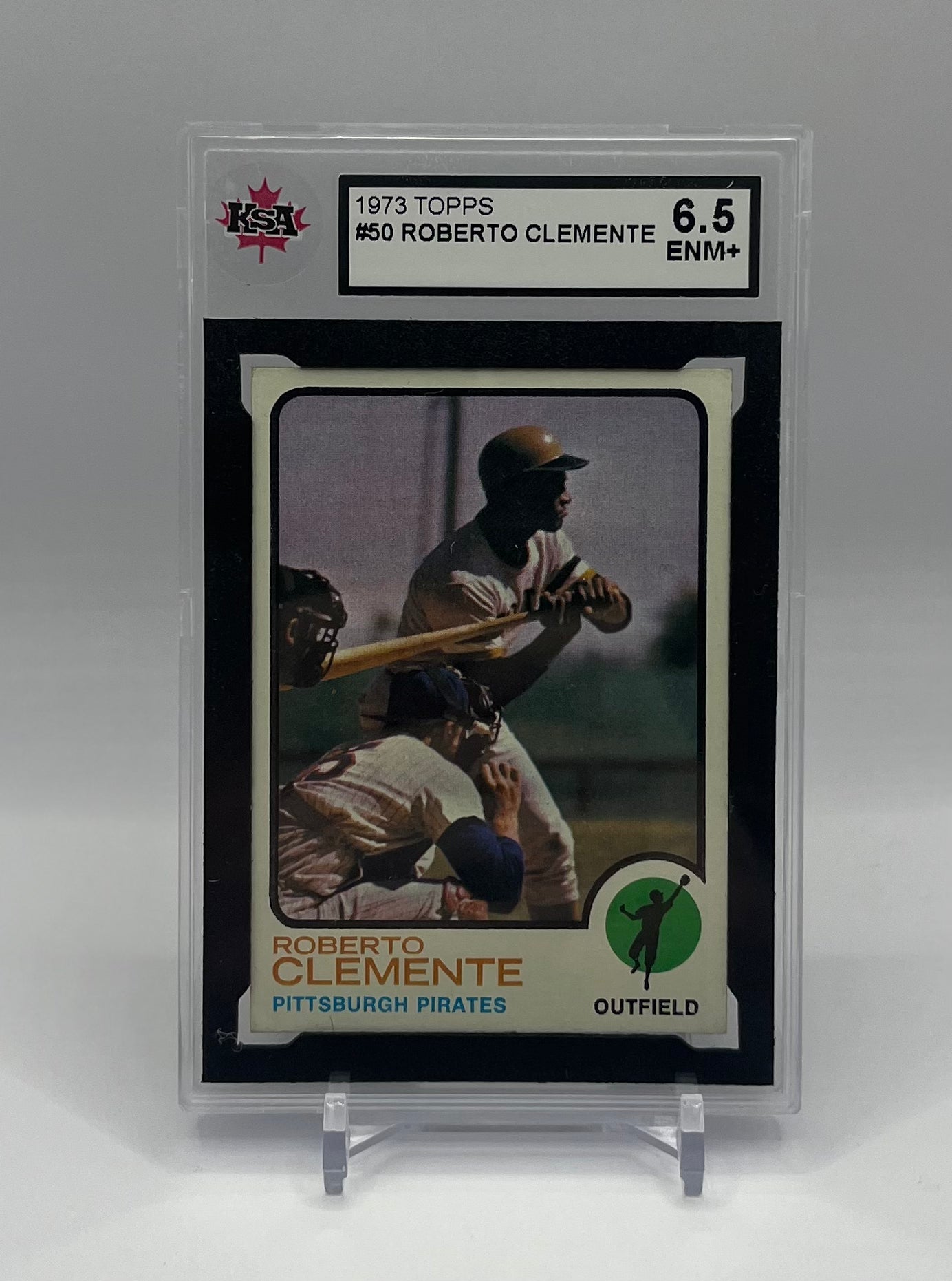 1973 #50 ROBERTO CLEMENTE TOPPS - KSA 6.5 ENM+