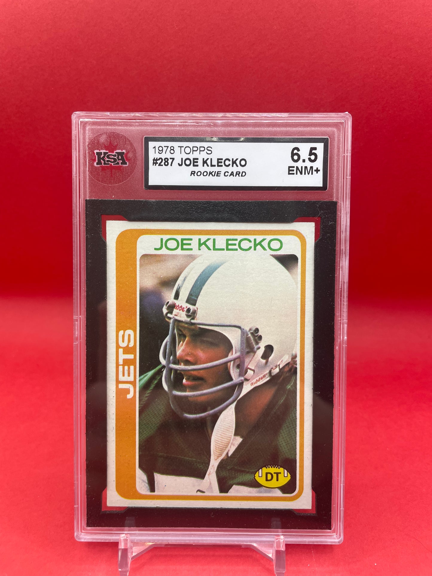 1978 JOE KLECKO TOPPS ROOKIE CARD- KSA 6.5 ENM+