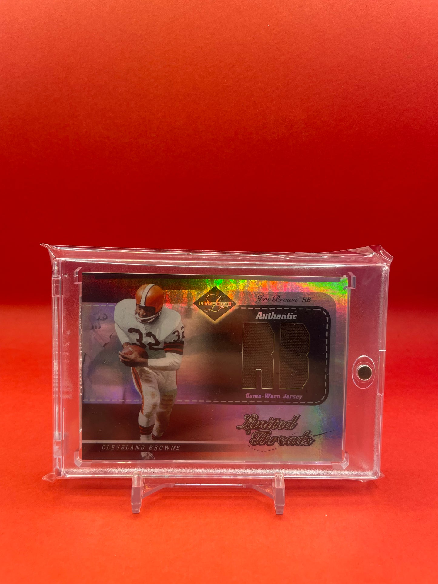 2003 LEAF LIMITED JIM BROWN LIMITED THREADS 59/75