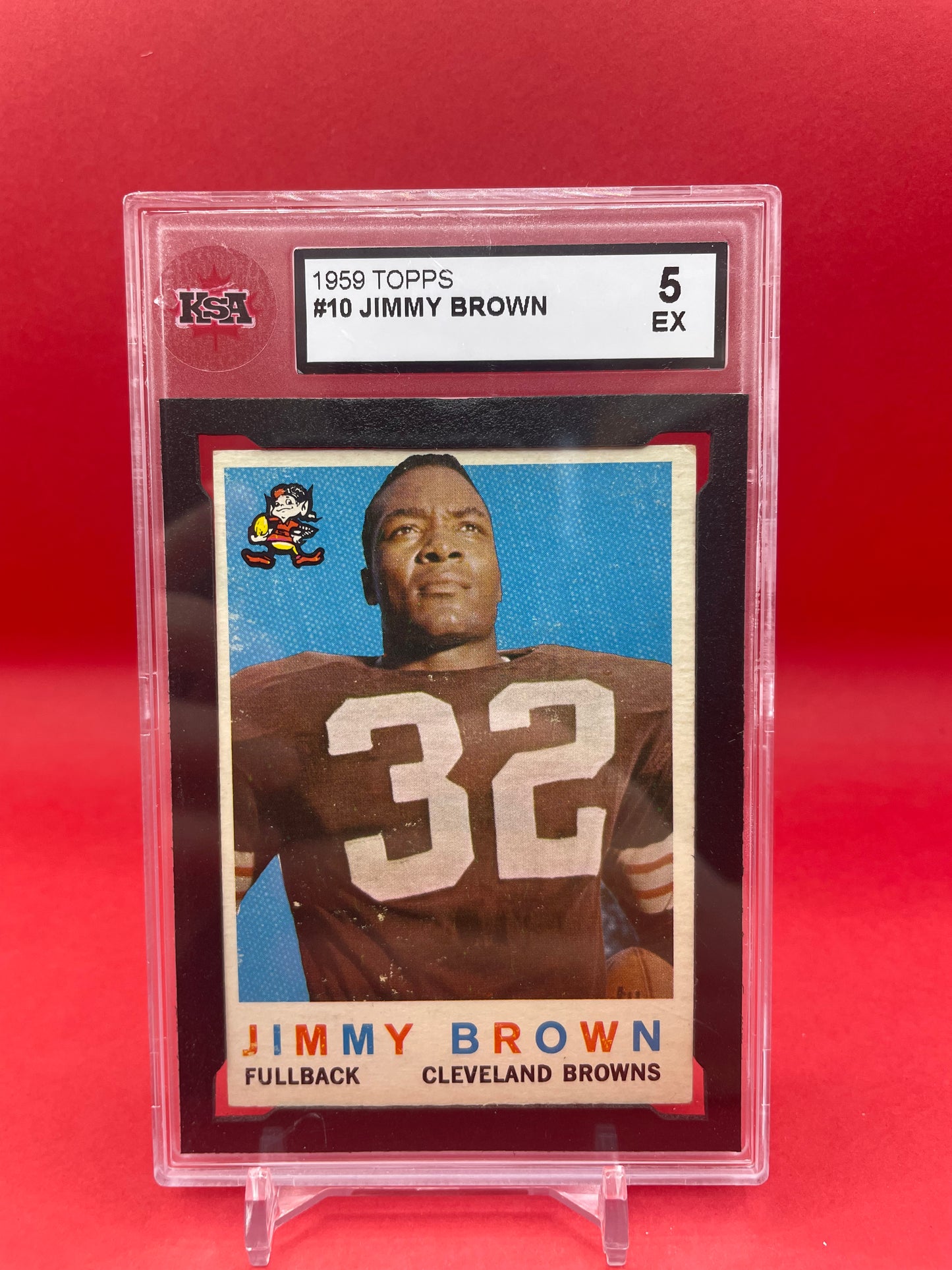 1959 JIMMY BROWN TOPPS - KSA 5