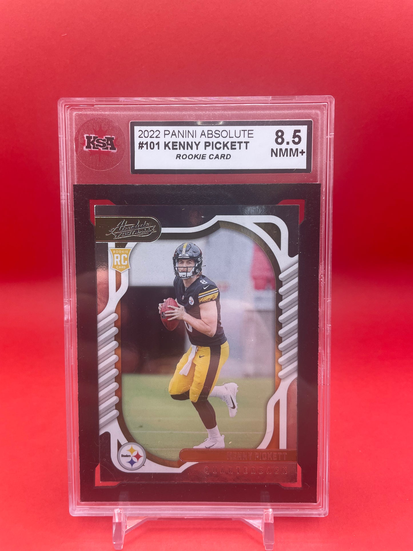 2022 KENNY PICKETT PANINI ABSOLUTE ROOKIE CARD- KSA 8.5 NMM+