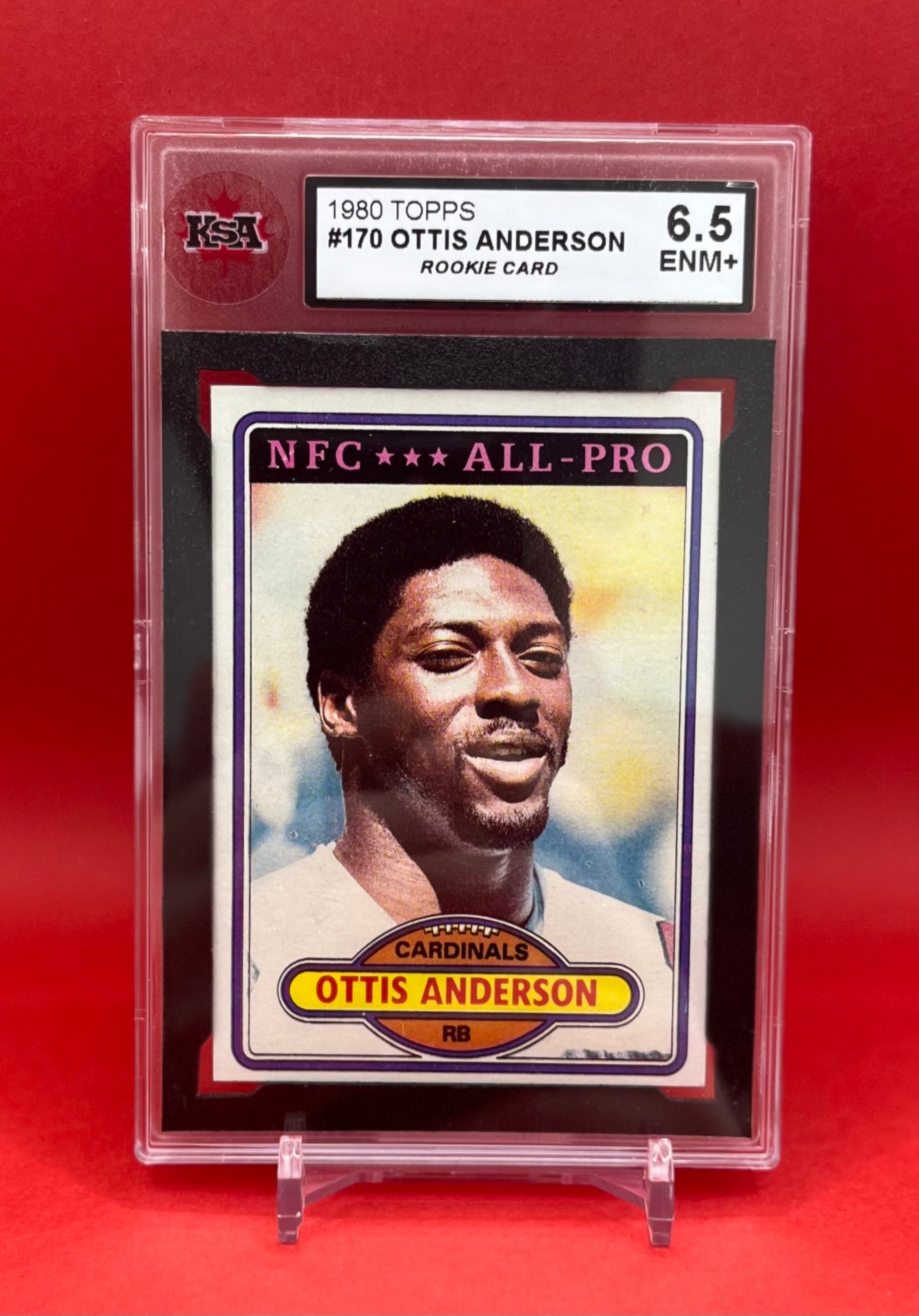 1980 #170 OTTIS ANDERSON TOPPS - KSA 6.5 ENM+