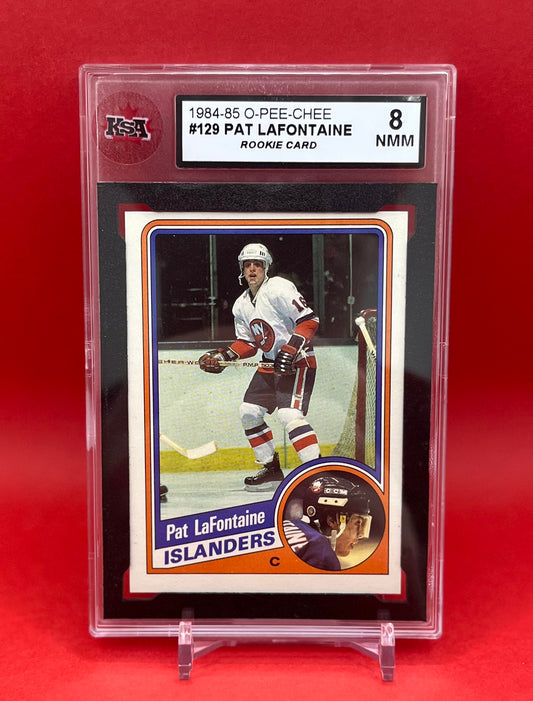 1984-85 #129 PAT LAFONTAINE O-PEE-CHEE - KSA 8 NMM