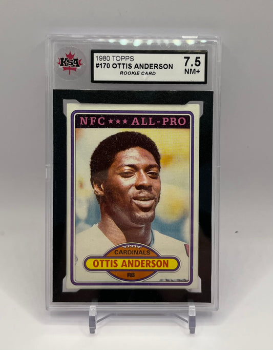 1980 #170 OTTIS ANDERSON TOPPS - KSA 7.5 NM+