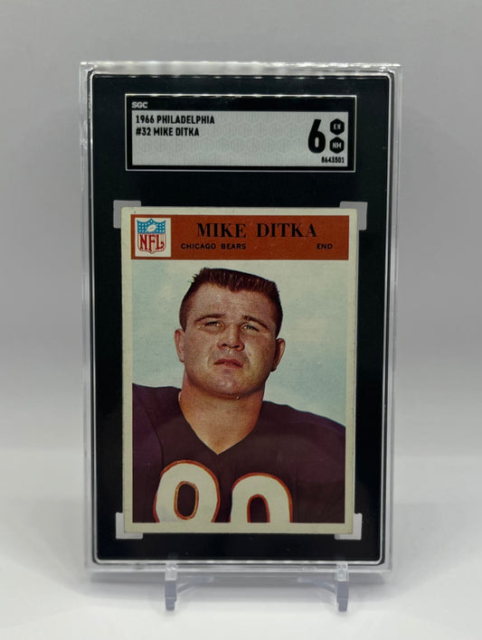 1966 #32 MIKE DITKA PHILADELPHIA - SGC 6 EX NM