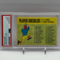 1963 CHECKLIST 1-88 FLEER - PSA 3 VG