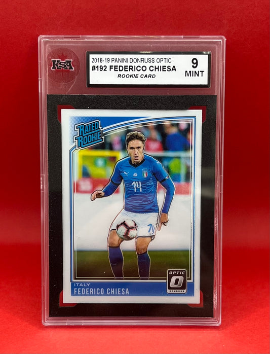2018-19 #192 FEDERICO CHIESA PANINI DONRUSS OPTIC - KSA 9 MINT