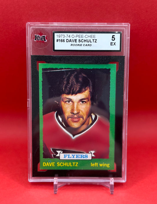 1973-74 #166 DAVE SCHULTZ O-PEE-CHEE - KSA 5 EX