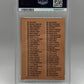 1963 CHECKLIST 1-88 FLEER - PSA 4 VG-EX