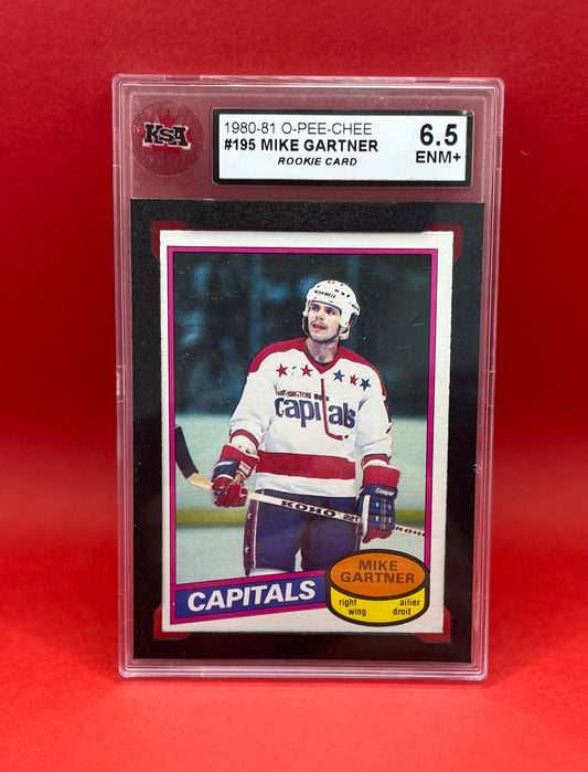 1980-81 #195 MIKE GARTNER O-PEE-CHEE - KSA 6.5 ENM+