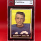 1961 #1 JOHN UNITAS TOPPS - KSA 4 VGE